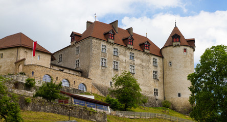 Fototapeta na wymiar Gruyere castle, Switzerland