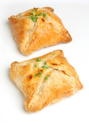 Chicken Encroute Pastry Parcels