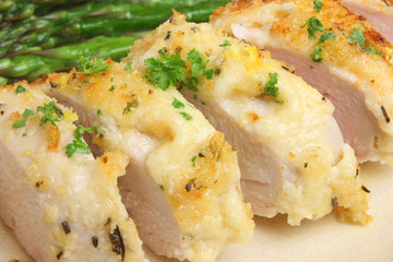 Italian Baked Chicken with Lemon, Cheese and Herbs