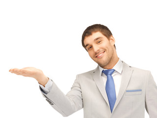 something on the palm