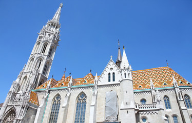 Matthias church in Budapest, Hungary