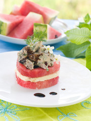 Watermelon appetizer