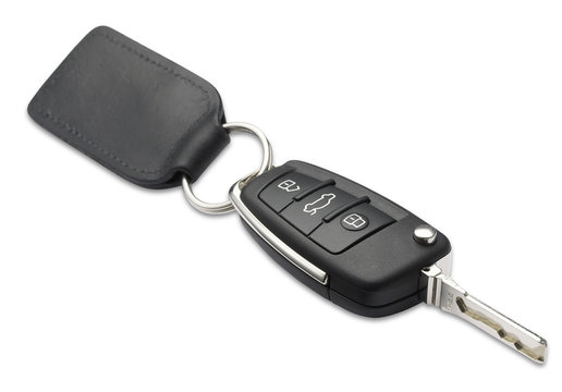 Car Key And Fob Shallow Dof With Clipping Path