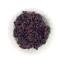 Bowl of black pearl rice