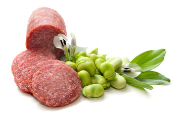 Fave e salame