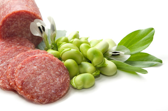Fave e salame
