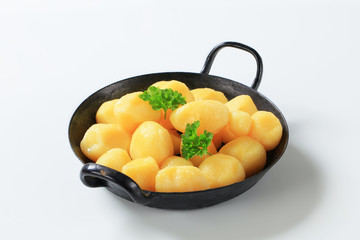Cooked potatoes