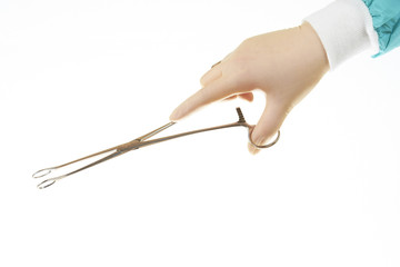 Surgical instrument  - Foerster (Ballenger) Sponge Forceps)