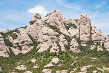 Montserrat Mountain. Catalonia. Spain