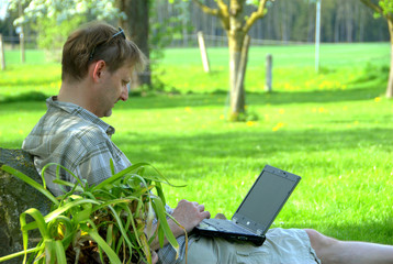 business man outdoor