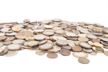 Pile of coins