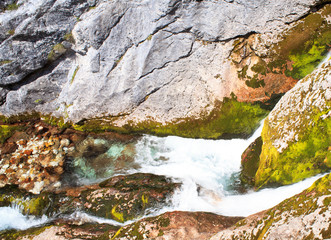 Waterfall,  Julian Alps