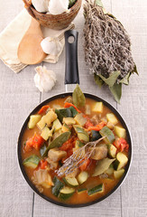 ratatouille in pan