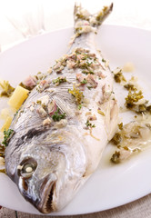 grilled sea bream
