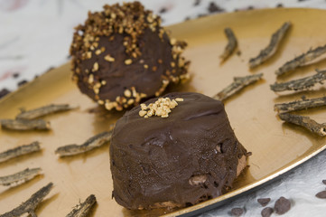 semifreddo al bacio. kiss