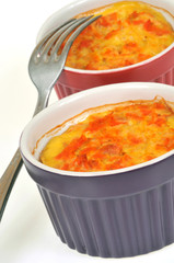 Flan de carottes en ramequins