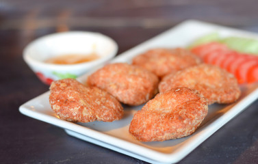 fried fish cake