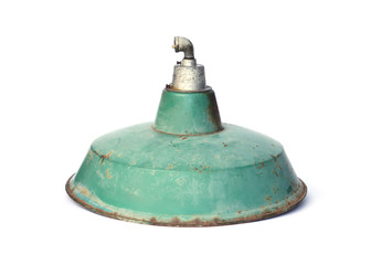 green antique lamp
