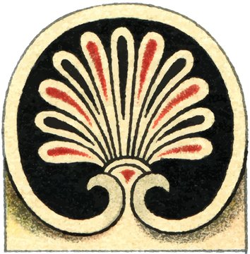 Antefix (Olympia, Greece).