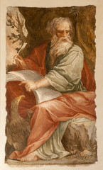Rome - st. John the Evangelist at writing of Apokalypse