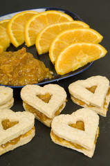 Luv orange Cuoricini all’arancio