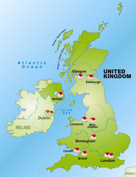 Internetkarte United Kingdom
