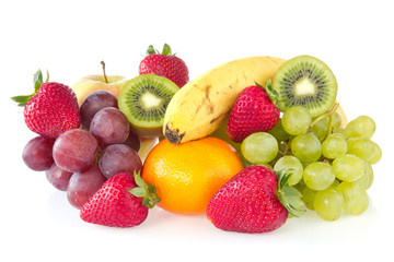 Fototapeta na wymiar fresh various fruits