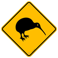 Kiwi Yellow Sign