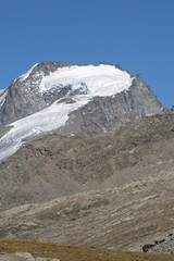 Mountain with snow