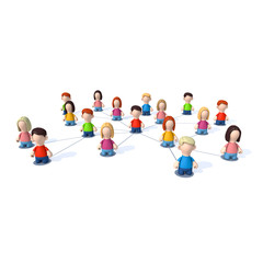 Fototapeta premium Social media - Network