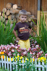 Boy in the village