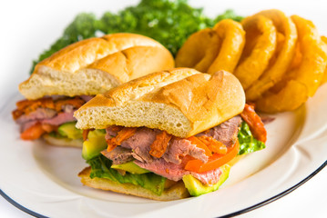 Roast Beef Deli sandwich