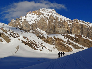 Ski de randonnée au pied de la Granta Parei