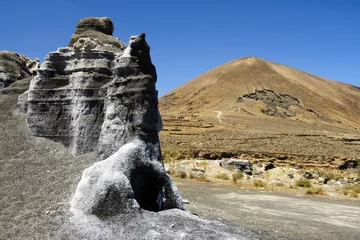 Fototapeten Volcanic landscape in Lanzarote (Canary Islands) © ikerlaes