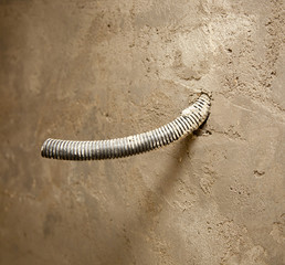 electrical coil conduit pipe on box