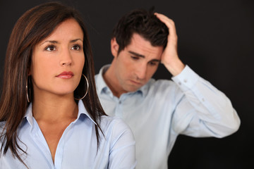 couple having a quarrel
