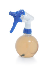 sanitary bottle isolated on white background