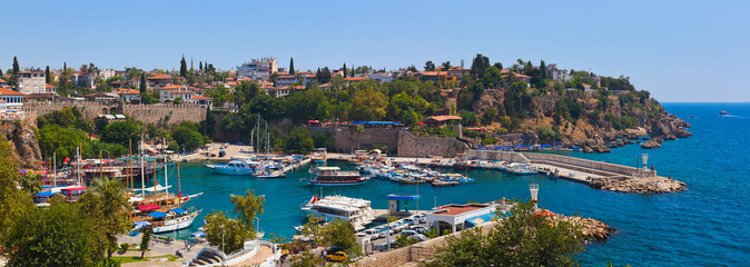 Obraz premium Stare miasto Kaleici w Antalyi, Turcja