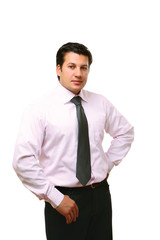 Portrait of a smiling young businessman