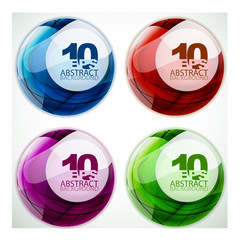 Vector swirl set