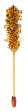 sucette de sucre candi en gros cristaux