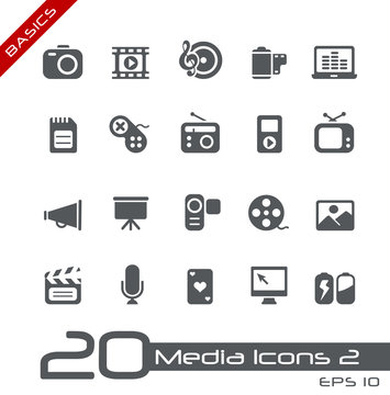 Multimedia Icons // Basics