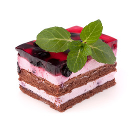 Delicious  cake piece