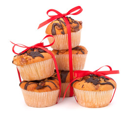 Stacked muffins