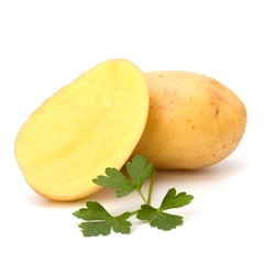 New potato and green parsley
