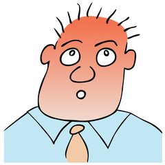 Obraz premium astonished - puzzled expression