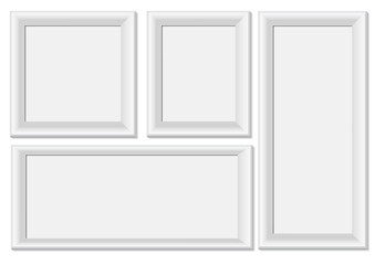 White photo frames