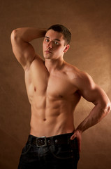 Obraz premium Sexy muscular man