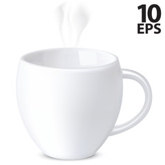Mug isolated on white. Vector illustration
