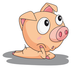 Funny pig